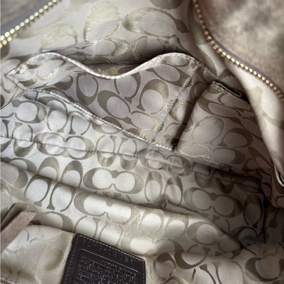 Vintage Coach Brown Suede Handbag - Picture 14 of 15